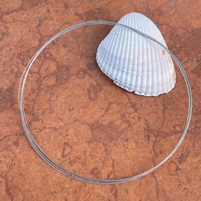Edelstahl steifer Hals Draht Kette Kragen Halskette 5 Stränge NEU 16'' NEU