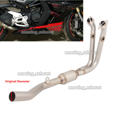 For CFMoto 450SR 450SS 450NK 2022 Modified System Exhaust Header Front Link Pipe