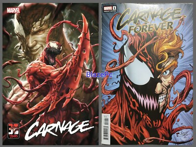 Carnage Forever #1 Cover A B Variant Set Options Marvel 2022 NM