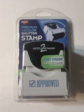 Cosco Premium 1-Color Shutter Stamp Accu Stamp 2 Approved New in Package