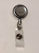 Badge Holders - Retractable Steel Wire Rope Metal Clip Swivel Clip Quick Ship 