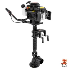 New 4 Stroke 4.0 JET PUMP 4HP Gas Outboard Motor Motor Heavy Duty Boat Engine