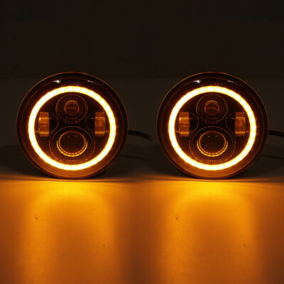 PAIR Sealed Beam 7Inch LED Headlights Fit Datsun 240Z 260Z PAIR Sealed Beam 7Inch LED Headlights Fit Datsun 240Z 260Z