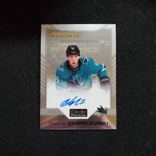 2020-21 Sasha Chmelevski UD O-Pee-Chee Platinum Rookie Auto