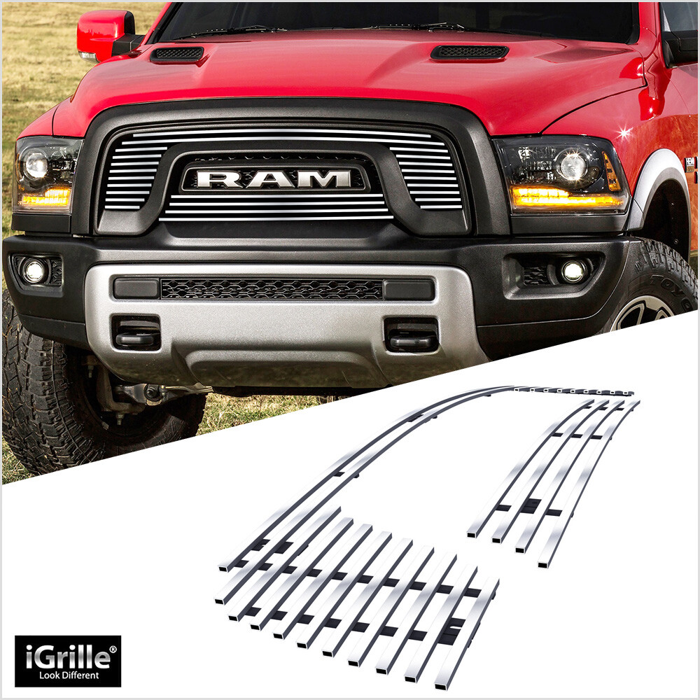 New Upper Chrome Billet Grille Insert For 2007-2013 Chevy Silverado 1500 - Stainless Steel 4 thumbnail image