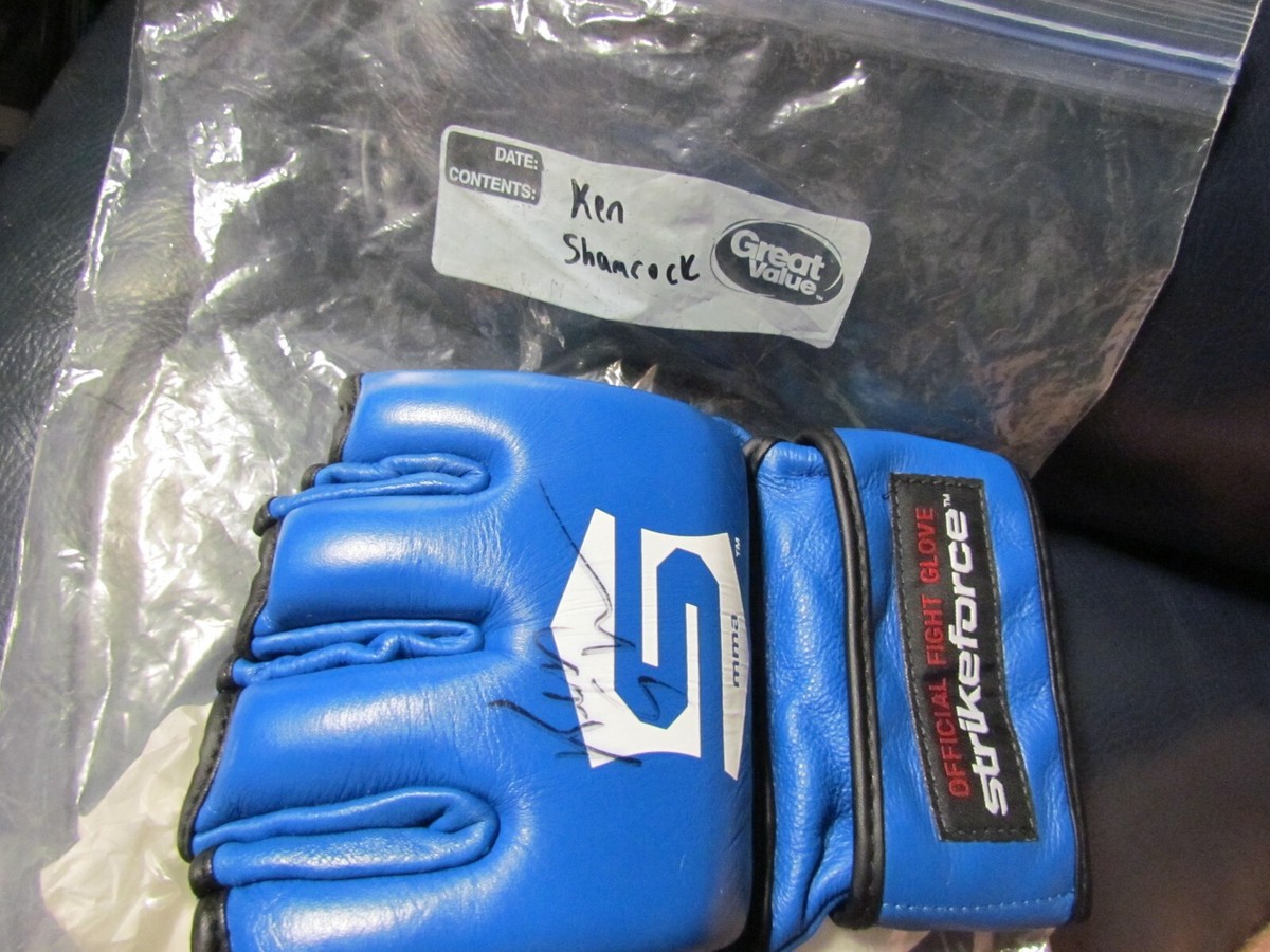 Ken Shamrock Signed Strike force Glove MMA | eBay