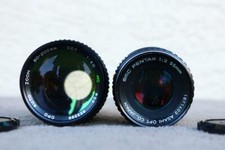 Vintage camera lenses Lens CCT 80-200mm 1:4.0  SMC Pentax 1:2 55mm As found NR