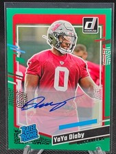 2023 Donruss YaYa Diaby RC Rated Rookie Autograph Green