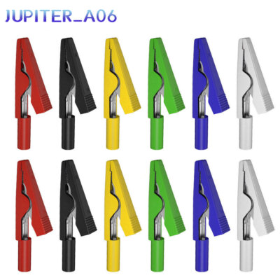 10-Pack Stainless Steel Crocodile Clips – Durable Metal Testing Clamps For Electrical Probes, Lightweight & Corrosion-Resistant