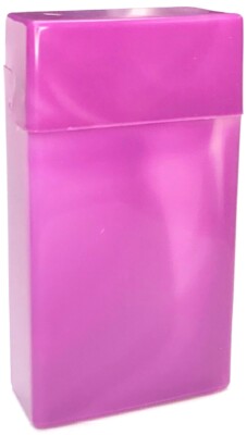 pink cigarette box Eclipse Hot Pink Marbled Plastic Cigarette Case King size/100s size