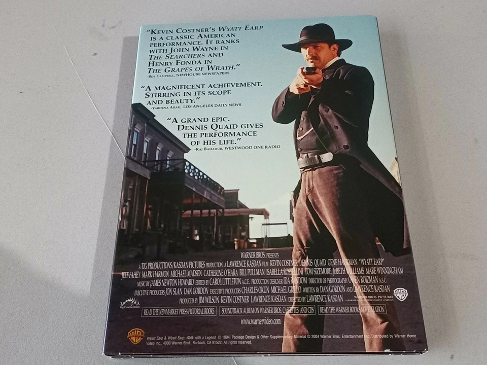 Wyatt Earp 2 Disc Special Edition DVD ~ Reg 1 NTSC ~ Kevin Costner, Dennis Quaid - Image 4 of 4