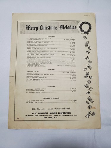 1950 Noten ~ CHRISTMAS IN KILLARNEY ~ Redmond, Cavanaugh, Weldon - Bild 3 von 3