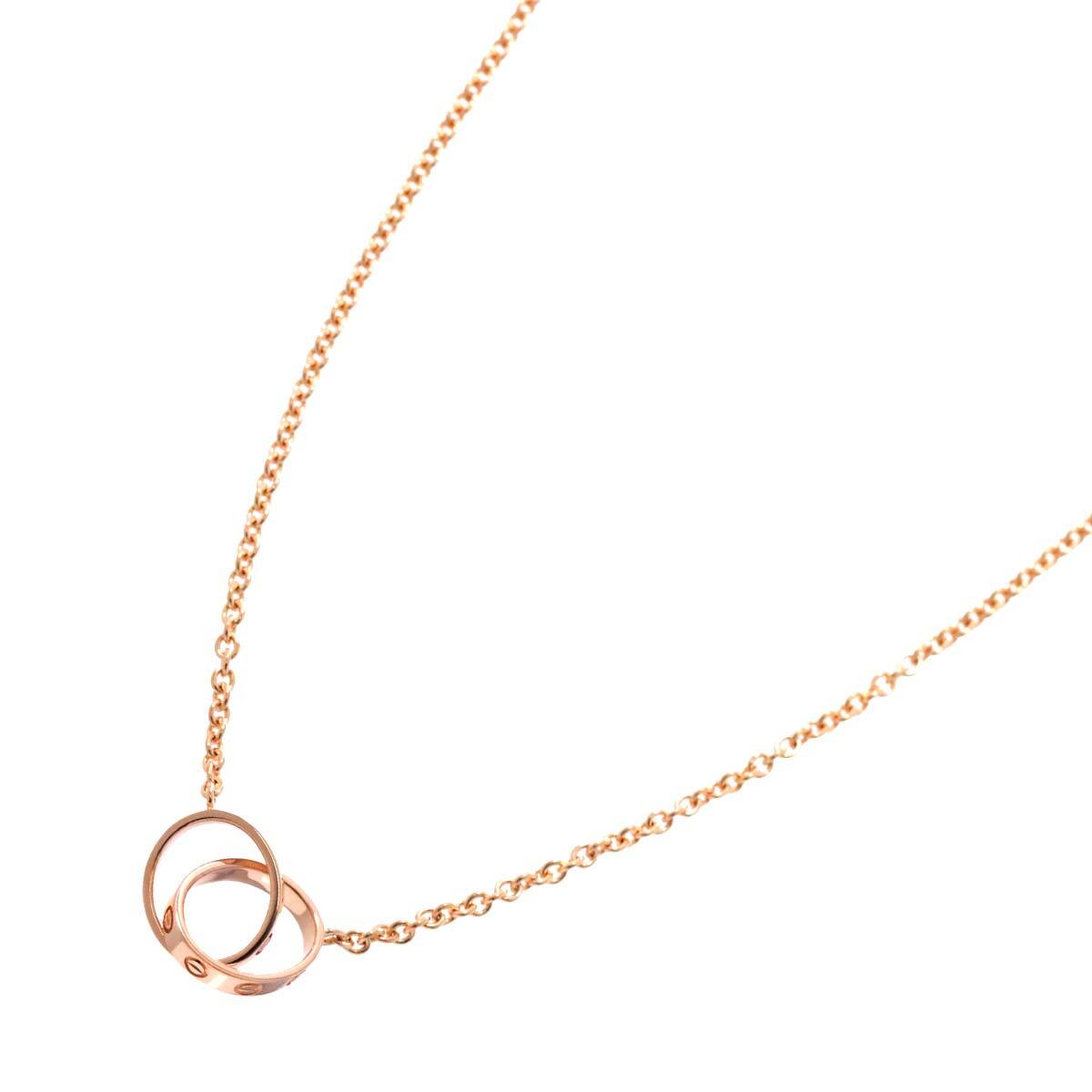 Cartier Baby Love Necklace 18K Pink Gold 750 90208806 eBay