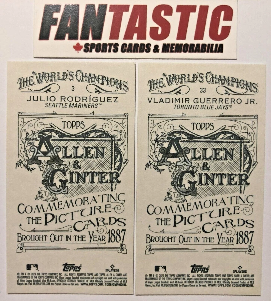 2023 Topps Allen & Ginter A & G Back Mini Parallel YOU PICK - Image 2 of 2