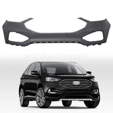 FO1014135 Front Bumper Cover W/O Park Assist For 2019-2024 Ford Edge Primed