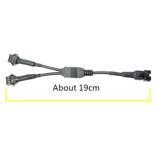 Kit divisor de 3 vías cable de extensión cable en Y para motocicleta instalada luz LED RGB - Imagen 8 de 11