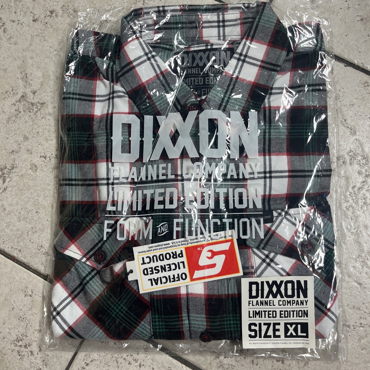 DIXXON ® Snap On ® Tools Limited Edition Form + Function X-Large