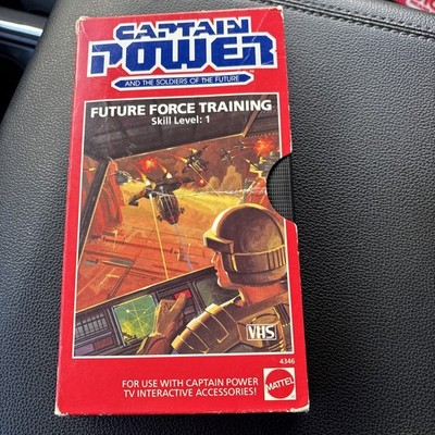 1987 Mattel Captain Power And The Soldiers Of The Future VHS Tape