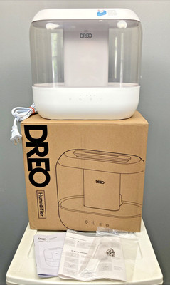 Dreo Humidifier Top Fill 4L Supersized Ultrasonic Cool Mist w/ Night Light Quiet