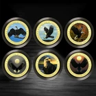 Guardians of Freedom Bald Eagle Coin Set 6pcs Gold Plated Collectible Medals