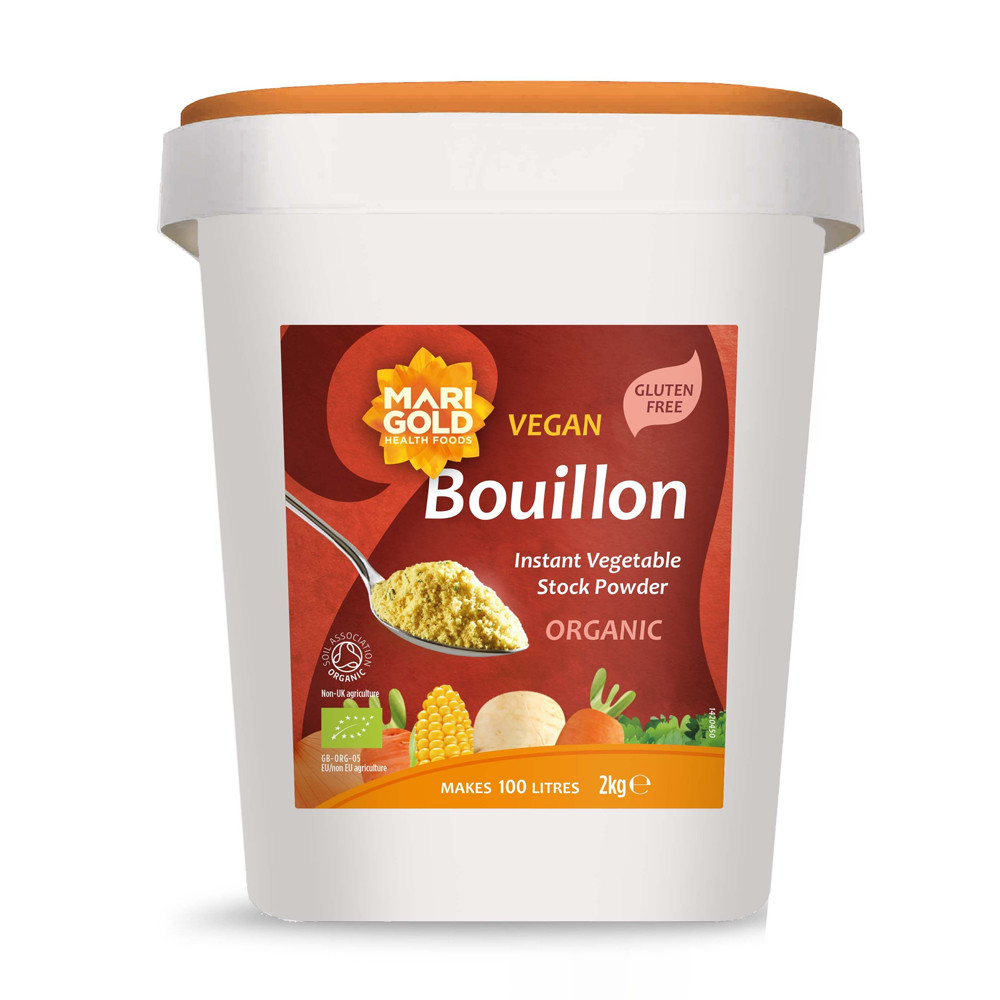 Marigold Organic Catering Veg Bouillon Red 2kg Bulk