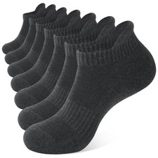 CLOSEMATE 7 Pairs Ankle Athletic Running Socks for Men Women - Comfortable Co...