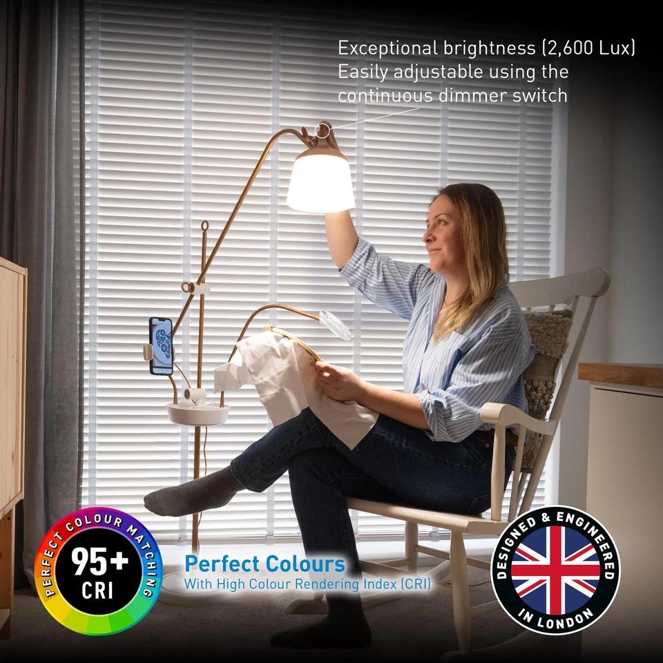 Company Anita Floor Lamp Stitch with Precision, Craft in Comfort, and Ease St... - Image 2 of 4