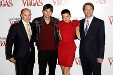 Actors Rob Corddry Ashton Kutcher Lake Bell director Tom Vaughan a- Old Photo