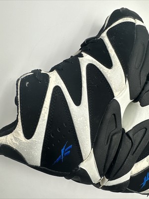 Vintage Reebok Kamikaze 1 Mid Black White Blue 1993 Size 7.5 Brand