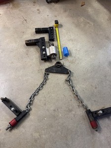 No-Sway Andersen Weight Distribution Hitch 8" drop w 2-5/16" ball Fit 3-6" Frame