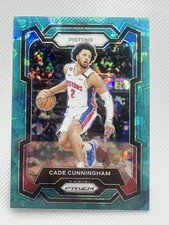 2023-24 Cade Cunningham Panini Prizm - 11 Teal Ice Prizm 225