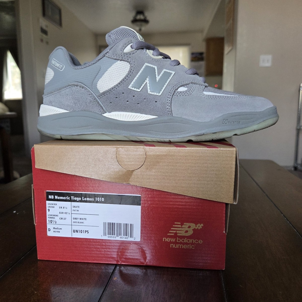 New Balance Shoes 1010 Tiago Grey/White Size 9US