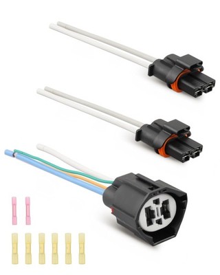 Engine Cooling Fan Module Connector Plug Wire Harness Fit for Ford & Lincoln ...