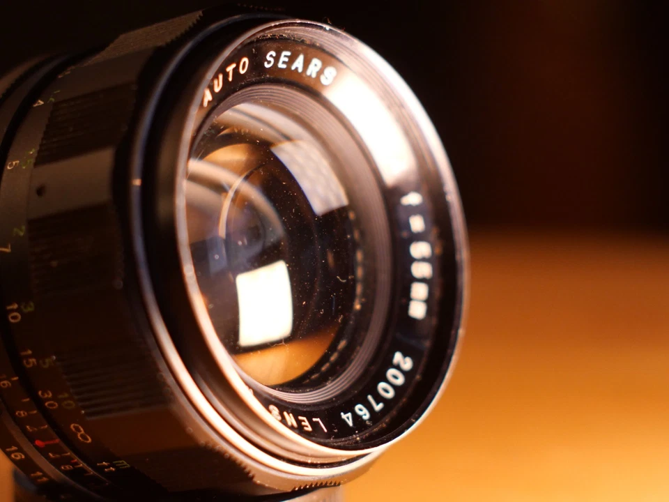 Lente vintage de montaje Auto Sears 55 mm F/1,4 M42 Foto 3 de 4