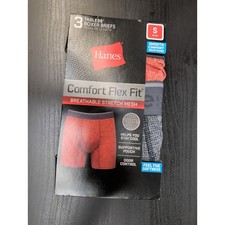 Men's Hanes 3 pack Tagless Boxer Briefs Size S 28-30"
