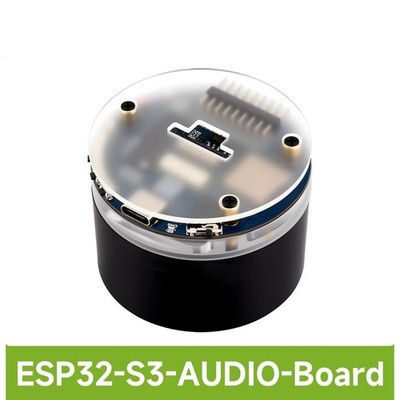 Waveshare ESP32-S3 AI Smart Speaker Development Board, Dual Digital Microphone