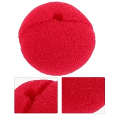 Fun Red Clown Nose for Halloween Parties Comfortable Fit for Everyone