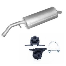 Endschalldämpfer Auspuff für Citroen C3 I 1.6i -16V (auch Pluriel) +Montagesatz