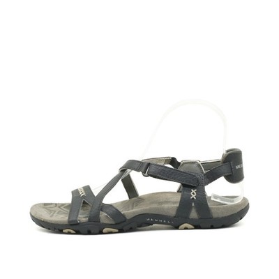 Merrell Damen Sandalen EU 38 Black/Paloma Schwarz Performance Footwear