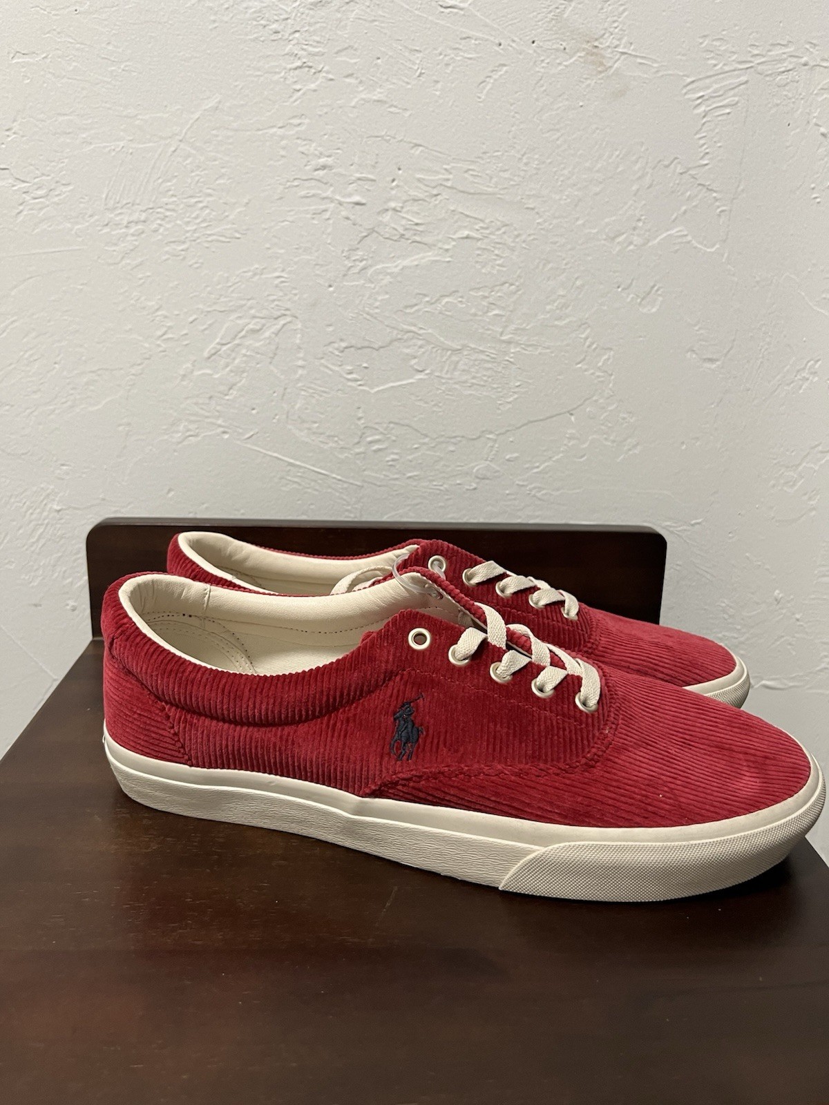 Sneakers Polo Ralph Lauren Keaton Pony da uomo in velluto a coste e tela taglia 11 5