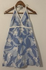 Vintage Lilly Pulitzer Charlie s Crab Halter Shift Dress Coastal Prep Cotton 6
