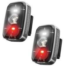 LED Safety Light, Clip On Strobe/Running Lights for Runners, 2-Pack Black