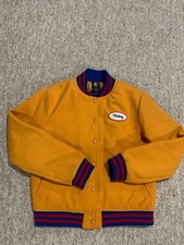 Forever 21 Disney X Mickey Mouse Button up Varsity Unisex Kid Jacket NWOT Sz Sm