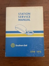 Vintage 1970 Southern Bell System Telephone Station Service Maintenance Manual