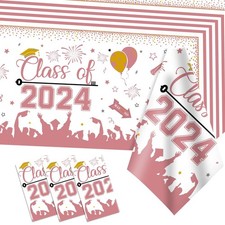 DUAIAI Graduation Party Decorations 2024, 3 Pack Large Size Class of 2024 Sig...