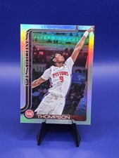 2025-26 Topps Ausar Thompson Pistons Rainbow Foil Crackleboard Lot