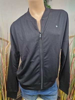 Ragwear Damen Sweatjacke Doron Reißverschluss Relax Fit Vegan Schwarz Gr. M-XXL