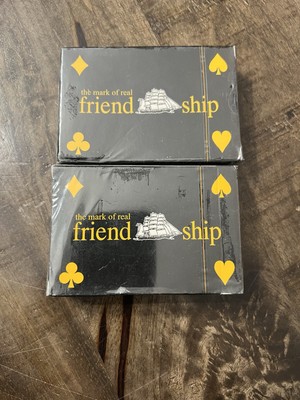 2 Decks Sealed Cutty Sark Playing Cards The Mark of Real Friendship Skyy Spirits