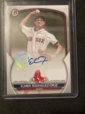 Elmer Rodriguez- Cruz 2023 bowman paper auto Red Sox Yankees PPA-ER