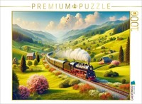 Calvendo Puzzle A Motif From The Calendar Nostalgia Trains | 1000 Pieces, Finish
